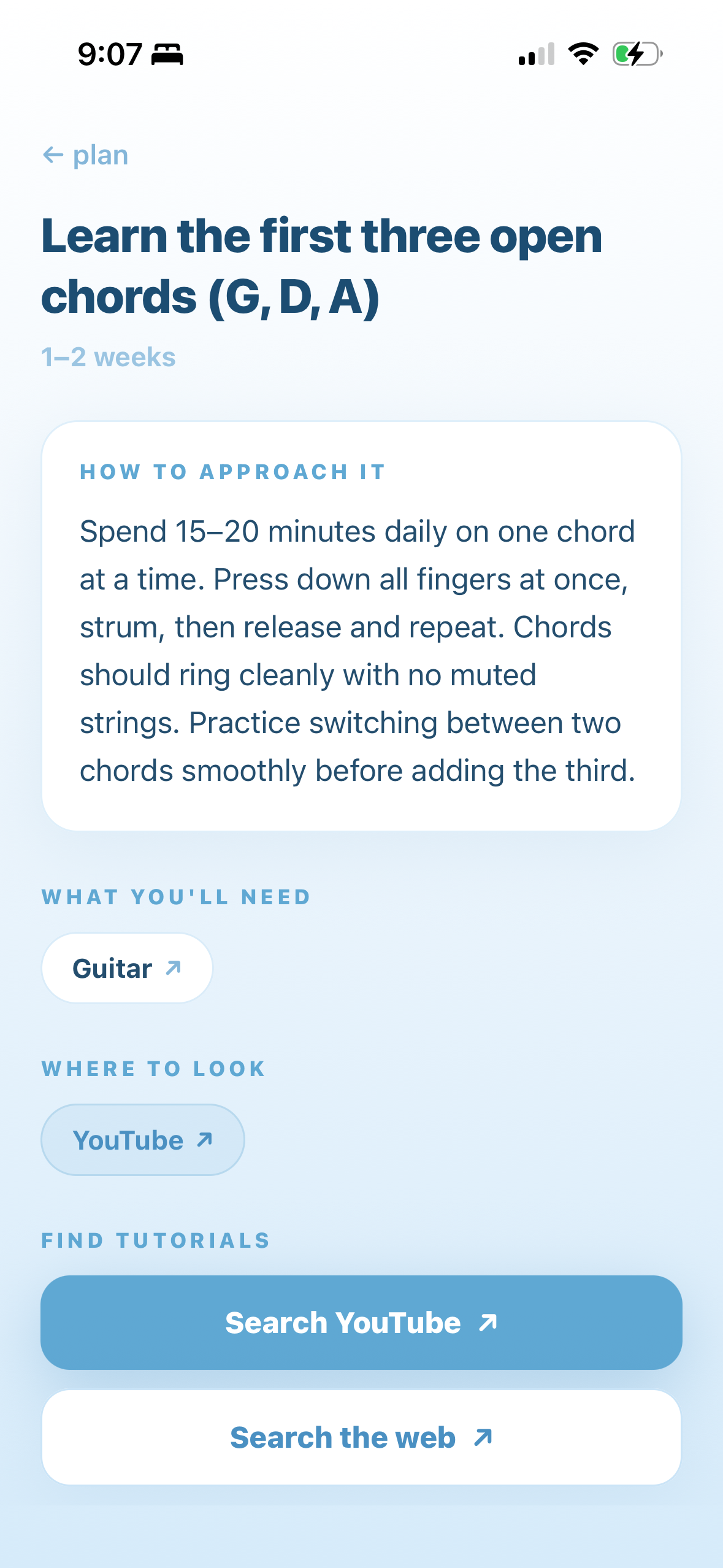Step detail with how-to guidance and resources